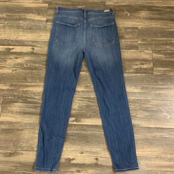 Sneak peek, high rise, distressed jeans - Picture 3 of 5